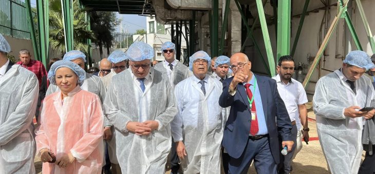 Le Ministre de l’Industrie Pharmaceutique Mr Ali Aoun en visite de travail et d’inspection dans la wilaya de Constantine