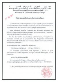 inscription sur la plateforme de suivi de produits pharmaceutiques