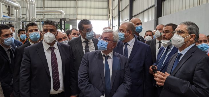 visite de travail dans la wilaya d&rsquo;Oran mise en service de l&rsquo;unité de production d&rsquo;oxygène de l&rsquo;entreprise » rayanox »