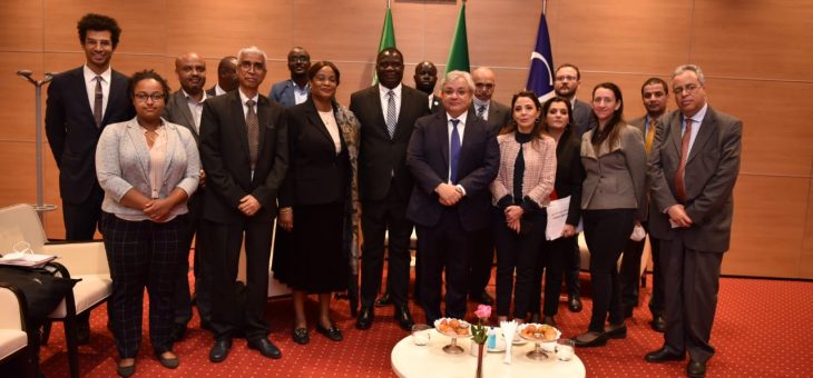 Le Ministre de l&rsquo;Industrie Pharmaceutique reçoit la délégation de la mission d’évaluation de la commission de l’union Africaine