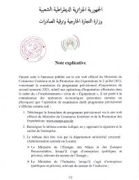 note aux établissements pharmaceutiques